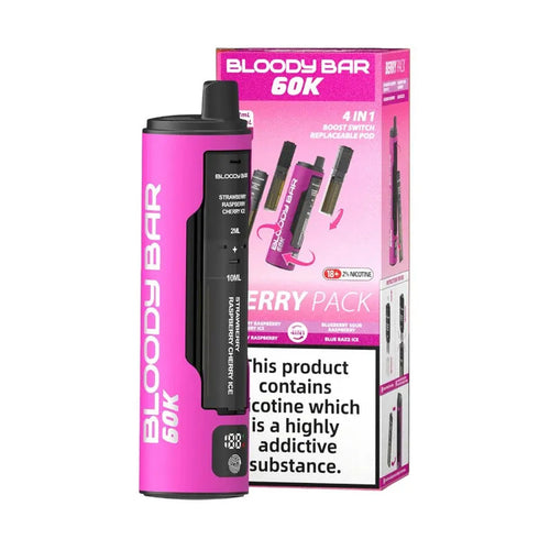 Bloody Bar 60K Prefilled Vape Kit — Pack of 5