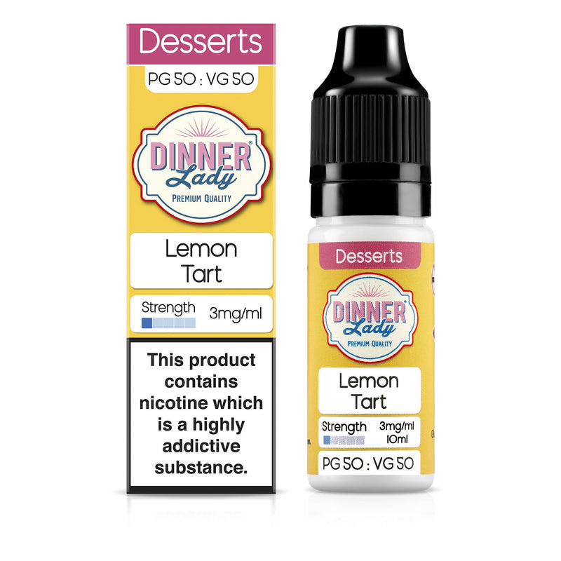 Lemon Tart 50:50 10ml E-Liquid (3mg) — Pack of 10