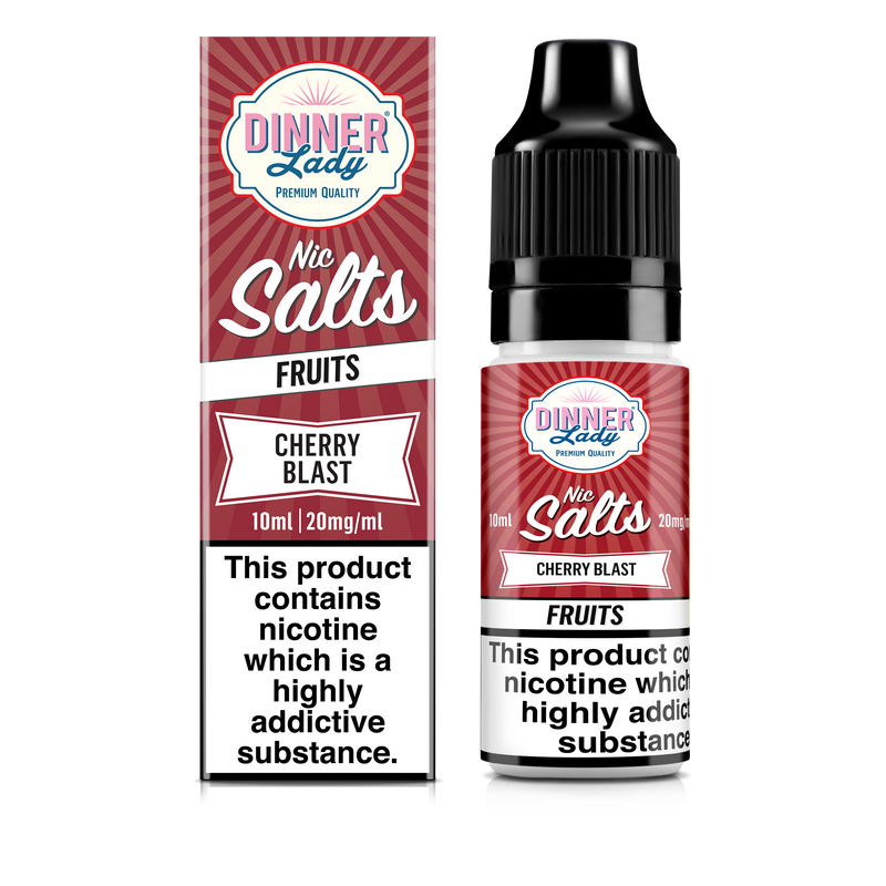 Cherry Blast Nic Salts 50:50 10ml E-Liquid (20mg) — Pack of 10