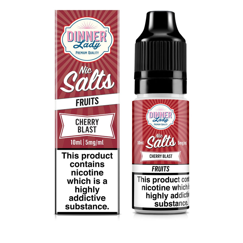 Cherry Blast Nic Salts 50:50 10ml E-Liquid (5mg) — Pack of 10