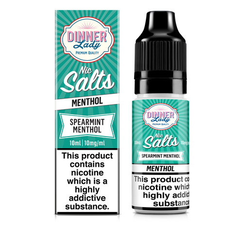 Spearmint Menthol Nic Salts 50:50 10ml E-Liquid (10mg) — Pack of 10