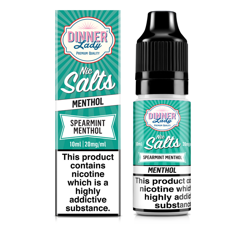 Spearmint Menthol Nic Salts 50:50 10ml E-Liquid (20mg) — Pack of 10