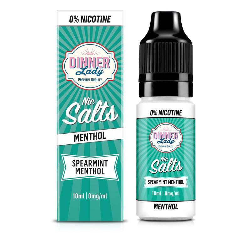 Spearmint Menthol Nic Salts 50:50 10ml E-Liquid (0mg) — Pack of 10