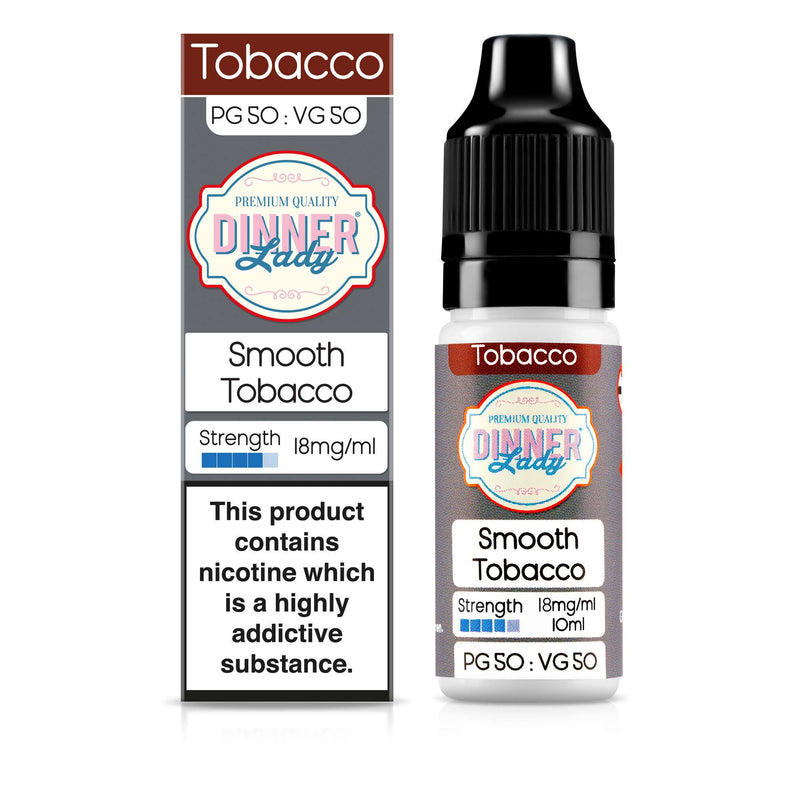 Smooth Tobacco 50:50 10ml E-Liquid (18mg) — Pack of 10