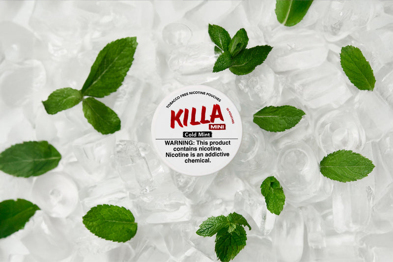 Killa Mini Nicotine Pouches - Cold Mint - 8mg - Box of 10